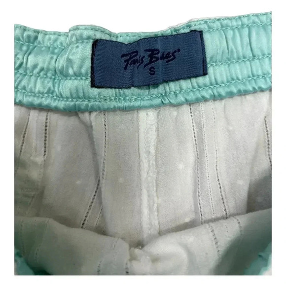 Paris Blues White Pajama Set with Blue Trim-Size Small - Picture 8 of 11